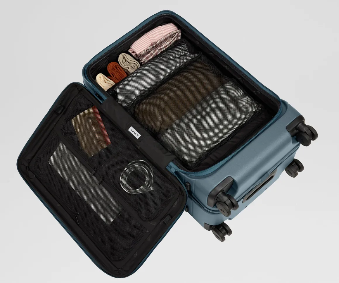 PackAway™ Checked Compression Closet in Jet Black