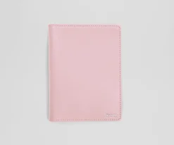 Passport Holder in Glacial Pink