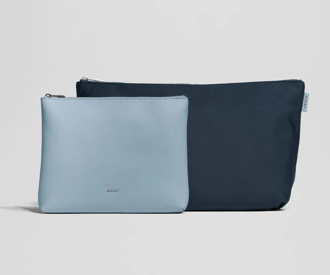 Pouch Duo in Arctic Blue