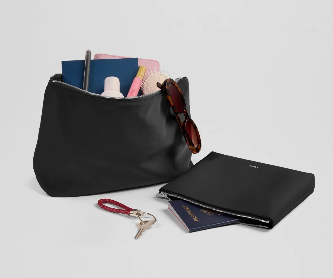 Pouch Duo in Jet Black