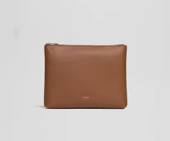Pouch Duo in Saddle Brown