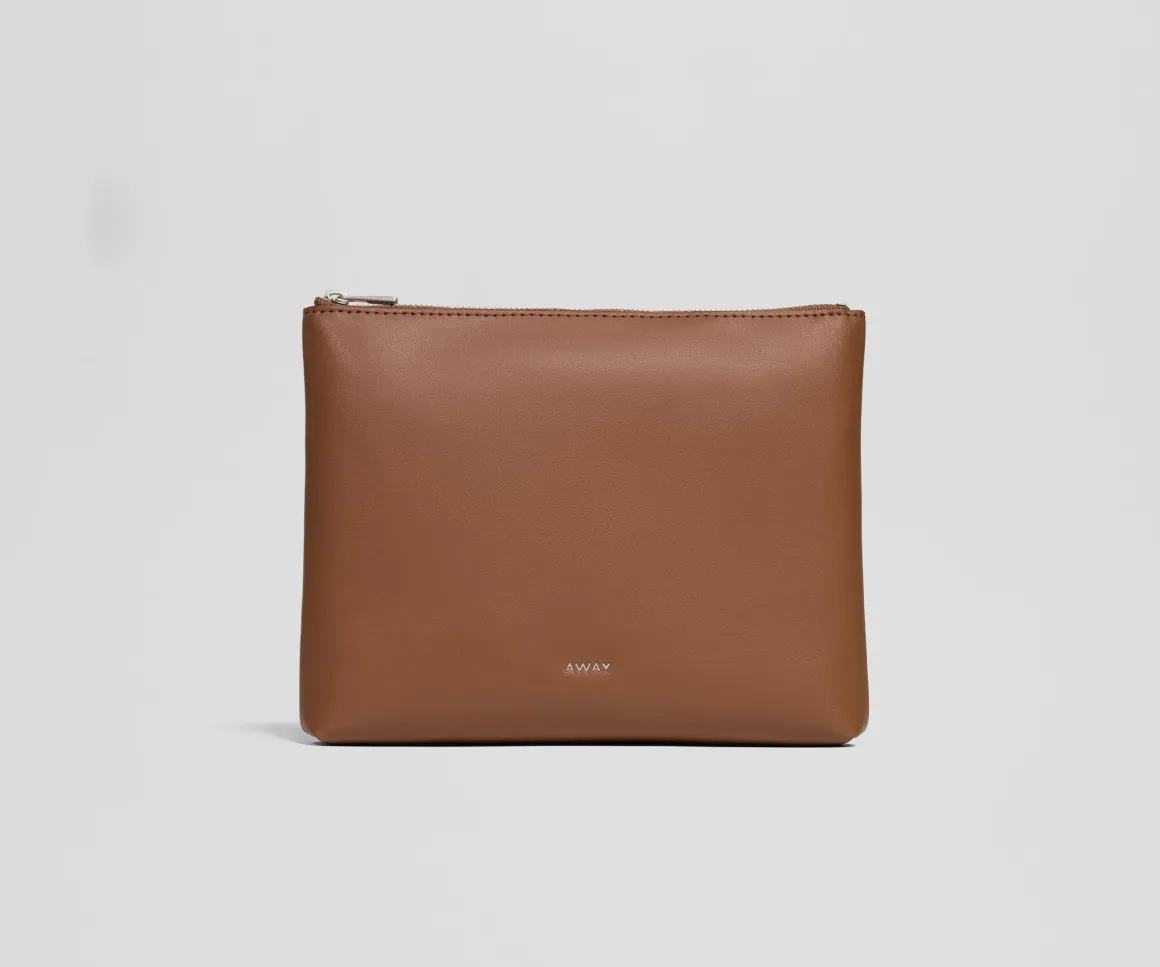 Pouch Duo in Saddle Brown