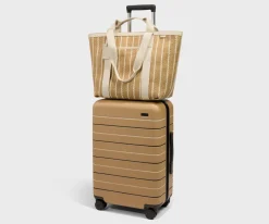Riviera Straw Tote in White Seagrass