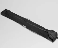Roll-Top Ski Bag in Jet Black