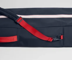 Roll-Top Ski Bag in Navy Blue
