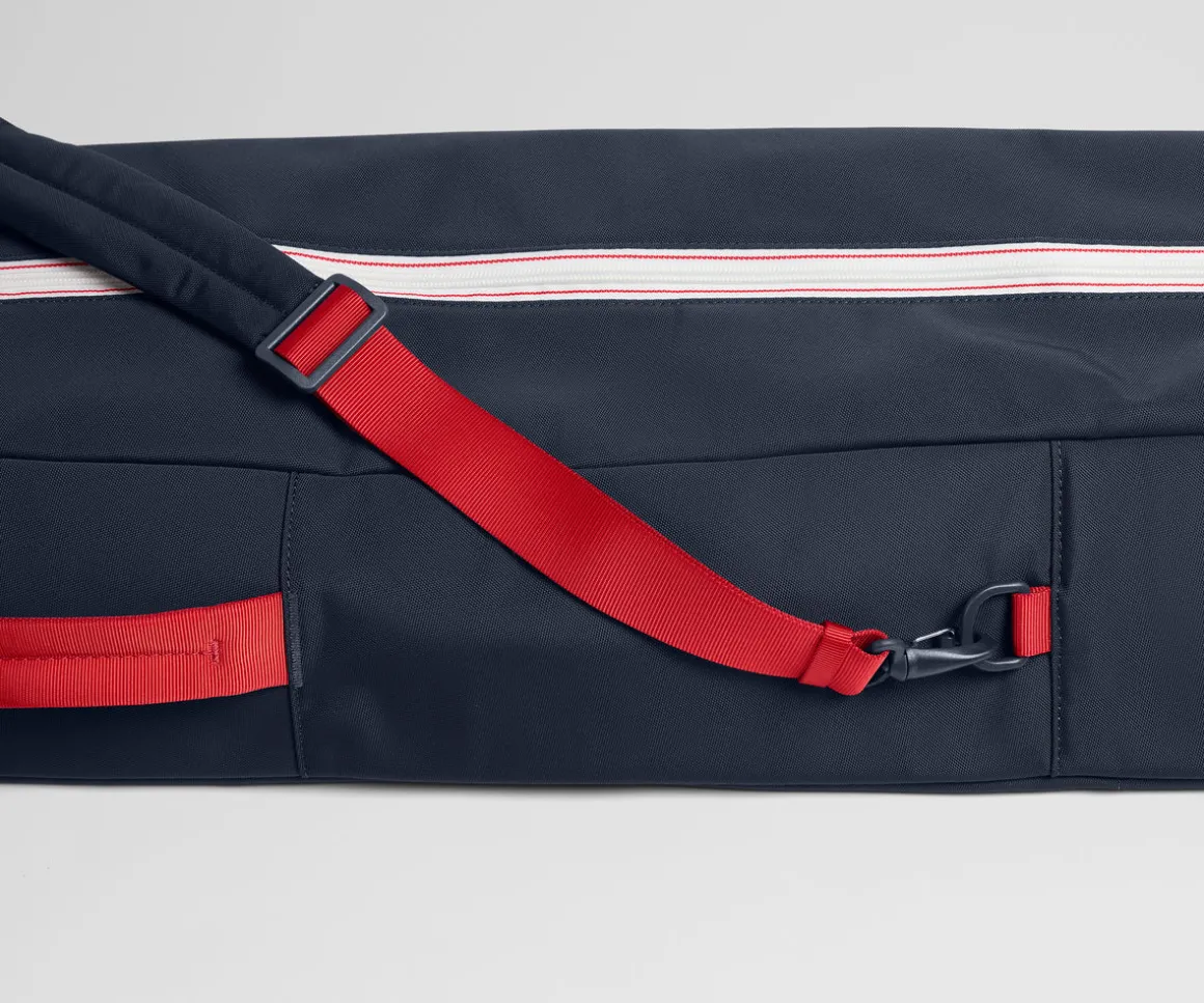 Roll-Top Ski Bag in Navy Blue