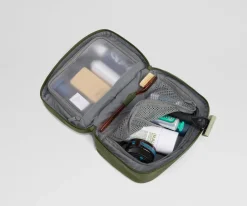 Small Toiletry Bag in Olive Green