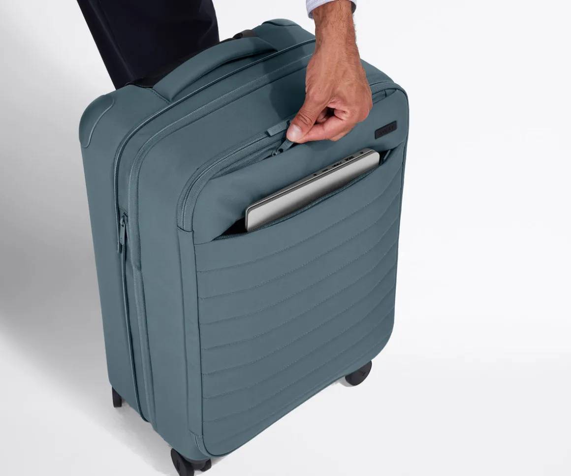 Softside Bigger Carry-On in Coast Blue