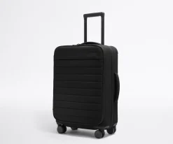Softside Bigger Carry-On in Jet Black