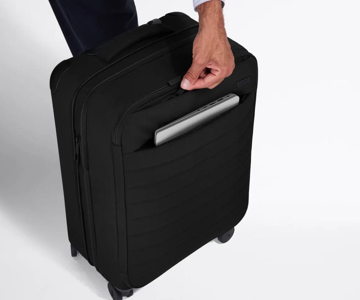 Softside Bigger Carry-On in Jet Black