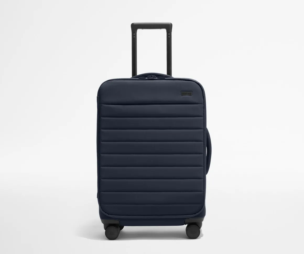 Softside Bigger Carry-On in Navy Blue