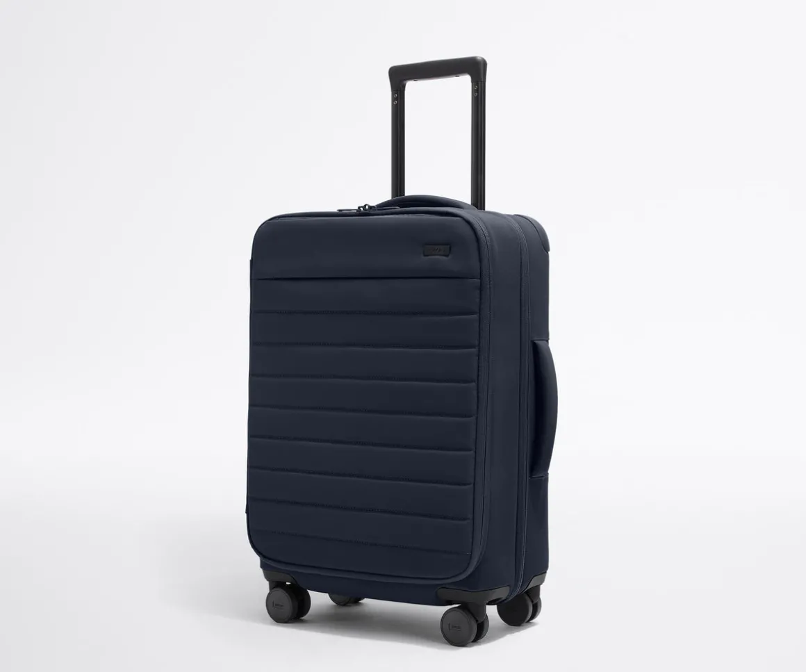Softside Bigger Carry-On in Navy Blue