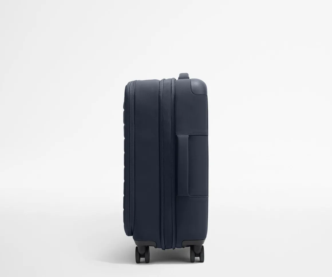 Softside Bigger Carry-On in Navy Blue