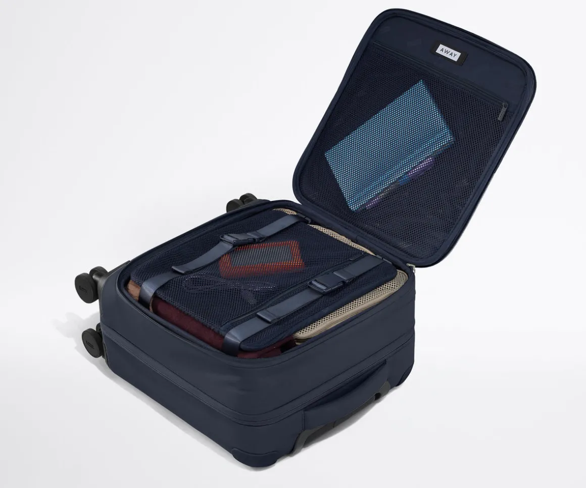 Softside Compact Carry-On in Navy Blue
