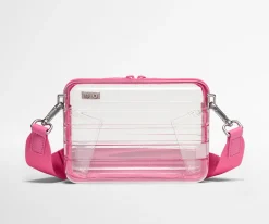 Stadium Bag in Clear/Island Pink