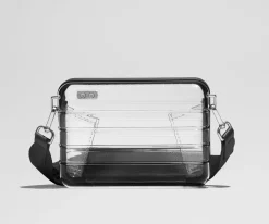 Stadium Bag in Clear/Jet Black