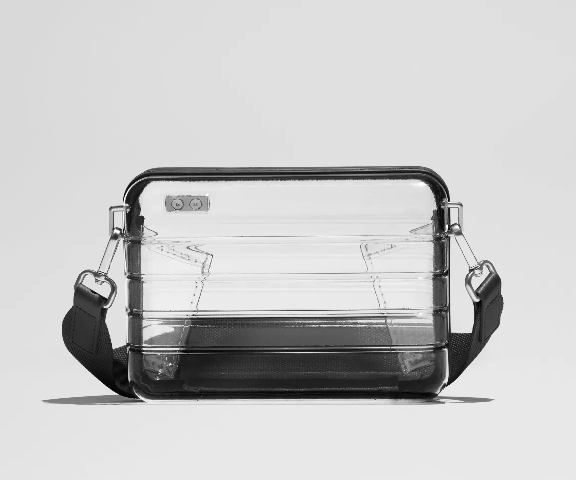 Stadium Bag in Clear/Jet Black