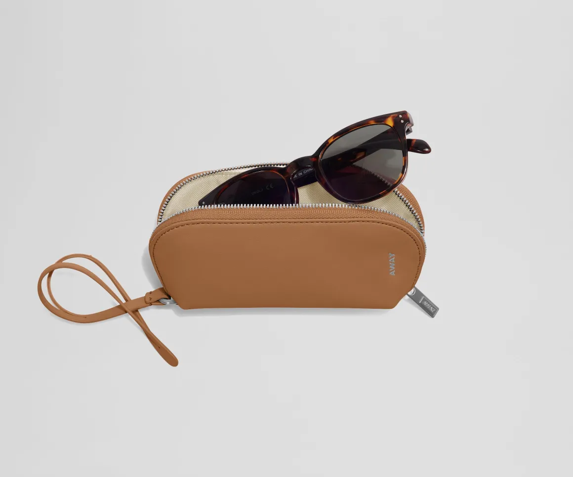 Sunglasses Pouch in Desert Tan