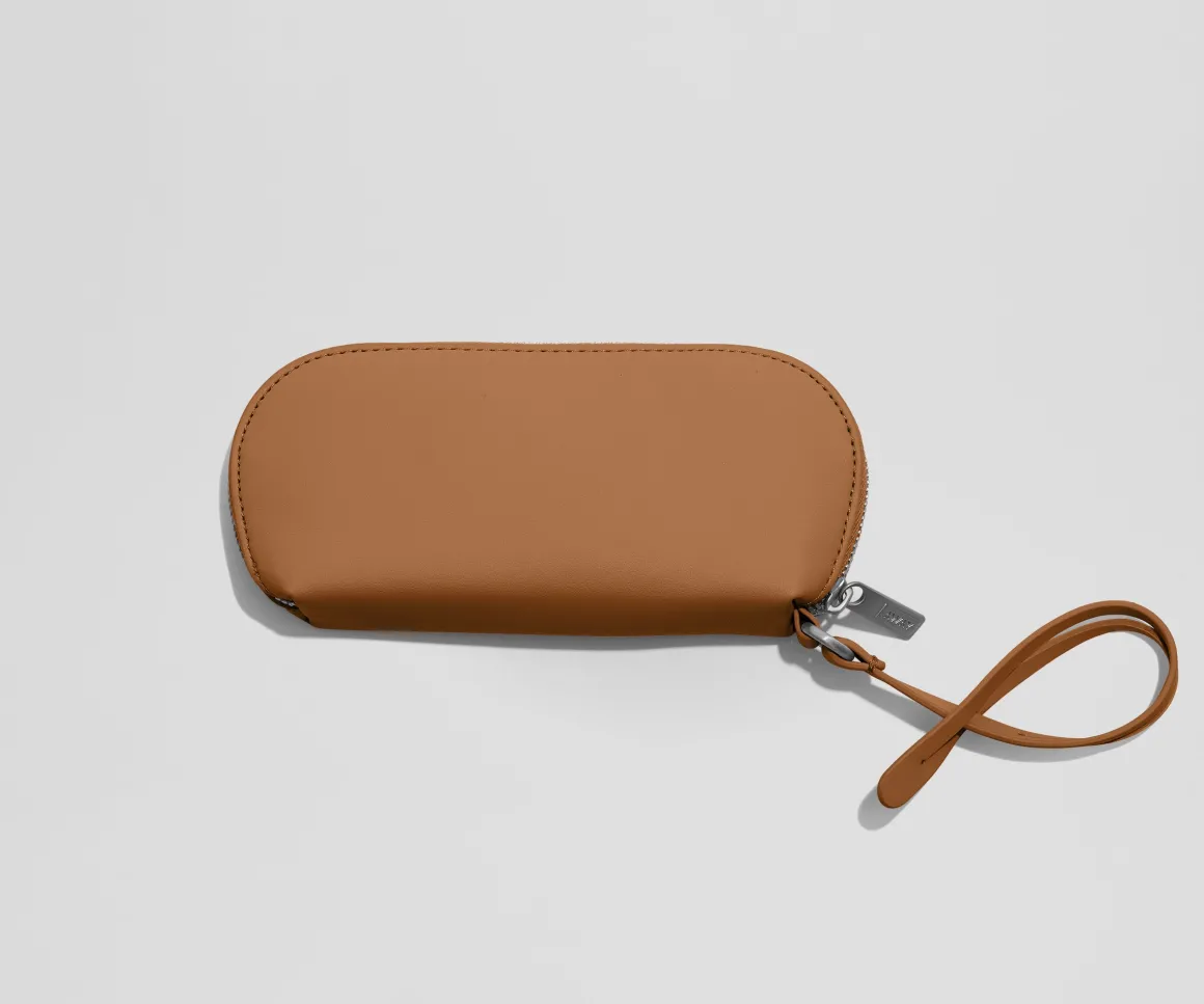 Sunglasses Pouch in Desert Tan