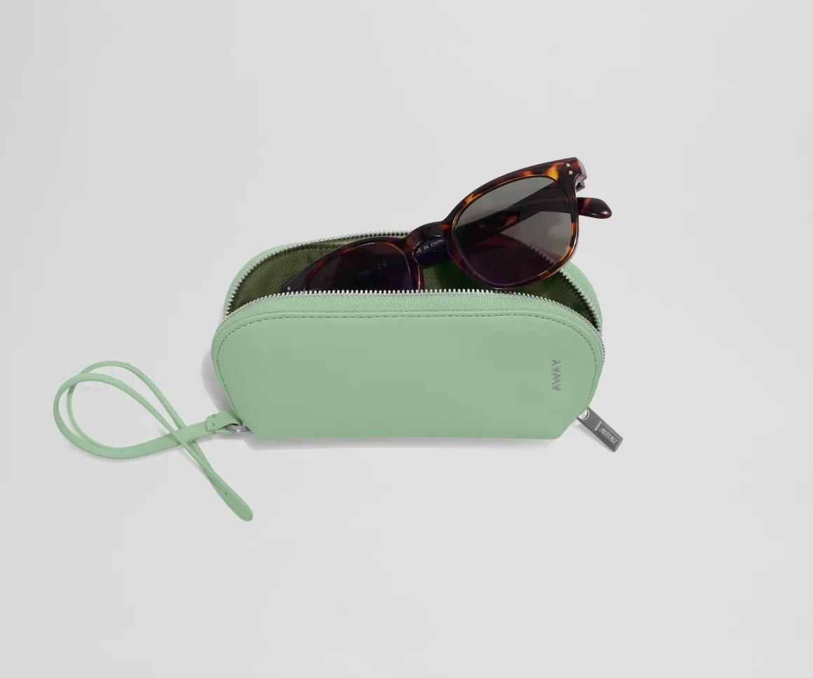 Sunglasses Pouch in Sea Green