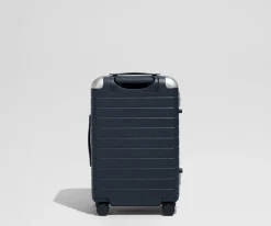 The Aluminum Edge Bigger Carry-On in Navy Blue