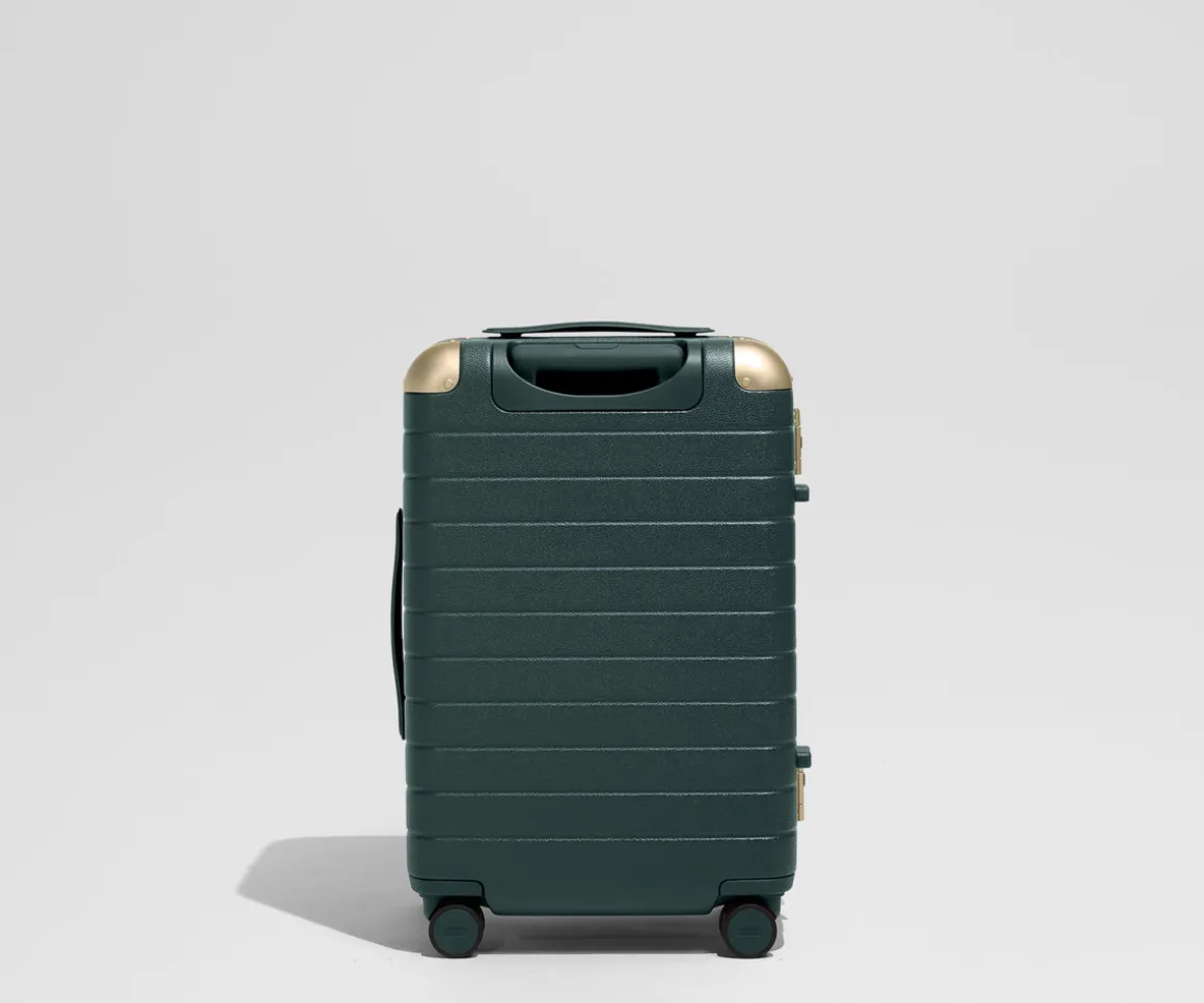 The Aluminum Edge Bigger Carry-On in Ivy Green