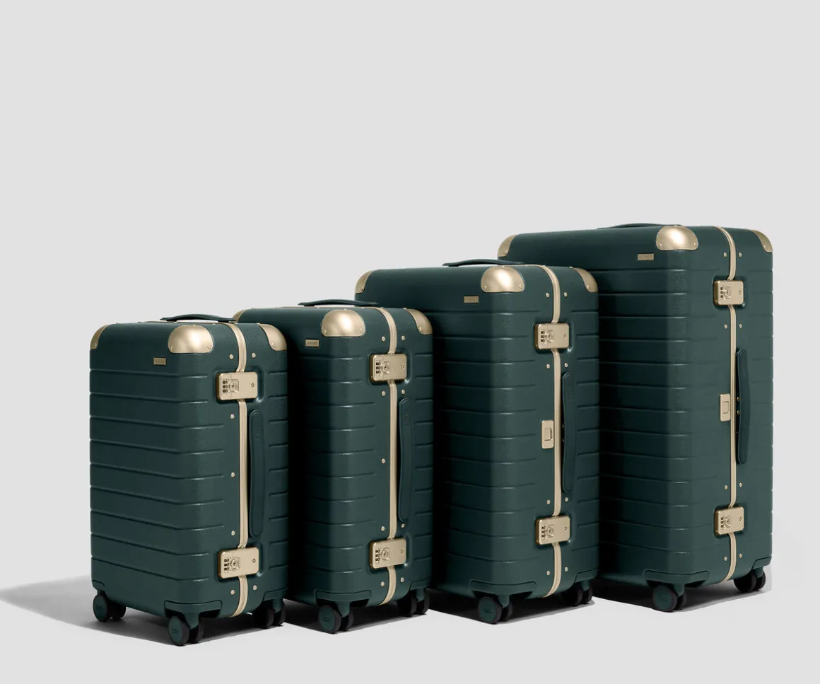 The Aluminum Edge Bigger Carry-On in Ivy Green