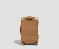 The Aluminum Edge Carry-On in Cognac Brown