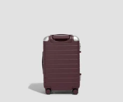 The Aluminum Edge Carry-On in Oxblood Red