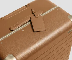 The Aluminum Edge Medium in Cognac Brown
