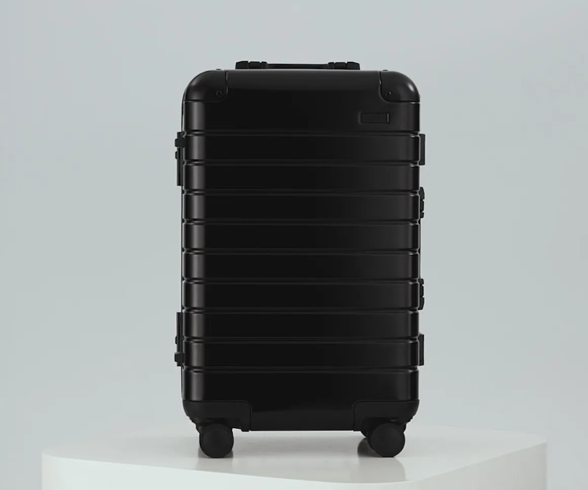 The Bigger Carry-On: Aluminum Edition in Onyx Black