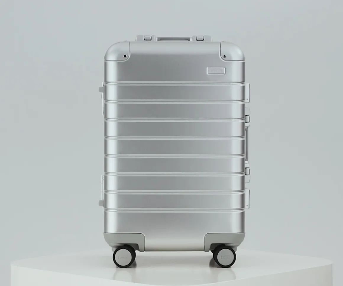 The Bigger Carry-On: Aluminum Edition in Silver