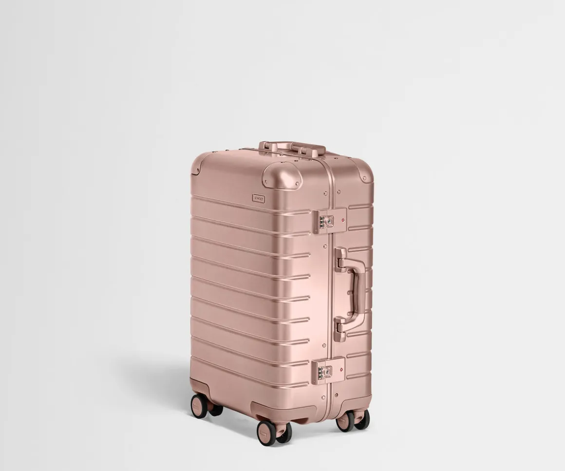 The Bigger Carry-On: Aluminum Edition in Rose Gold