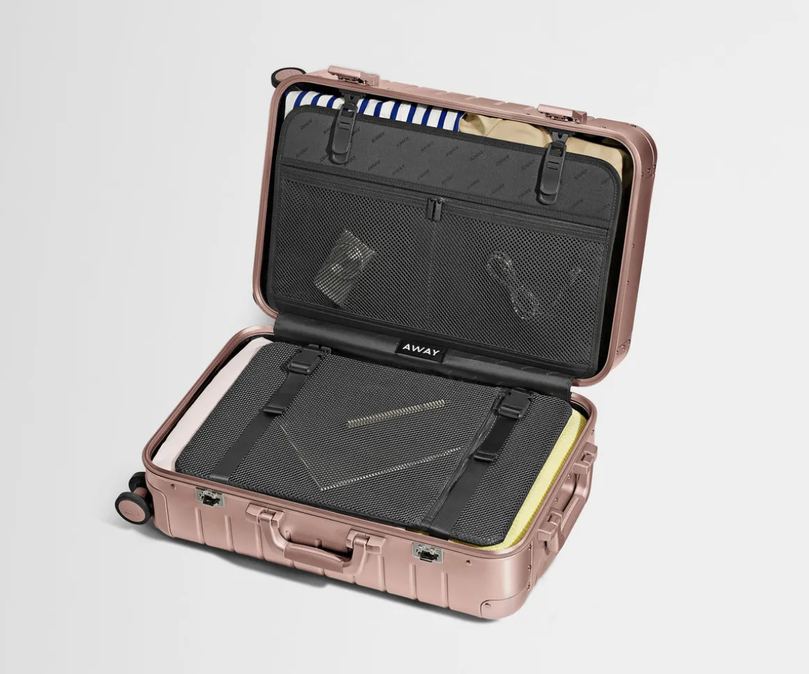 The Bigger Carry-On: Aluminum Edition in Rose Gold