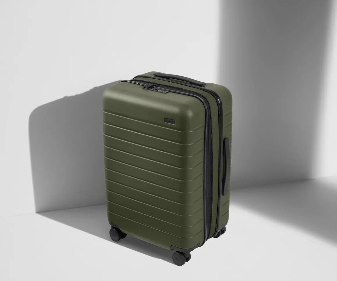 The Bigger Carry-On Flex in Olive Green