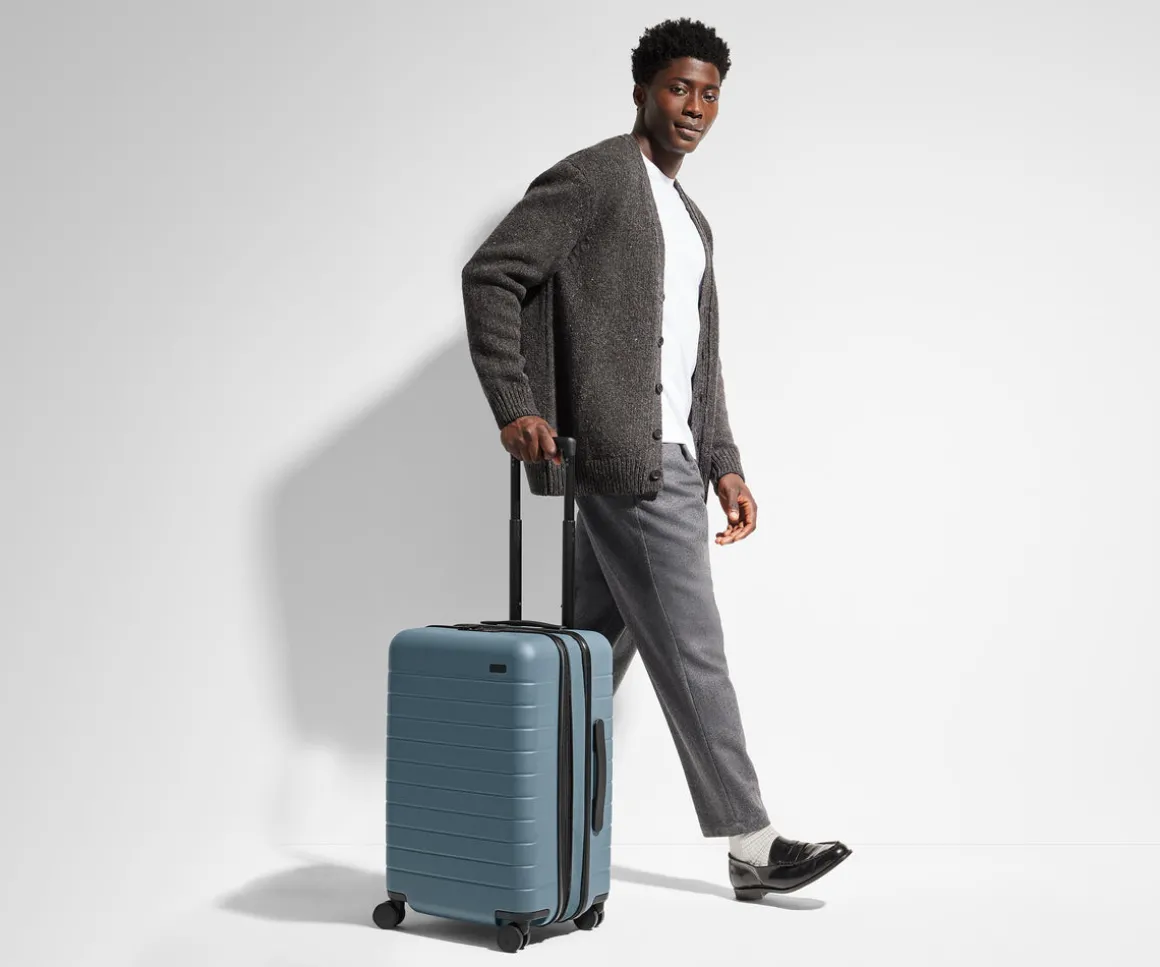 The Bigger Carry-On Flex in Olive Green