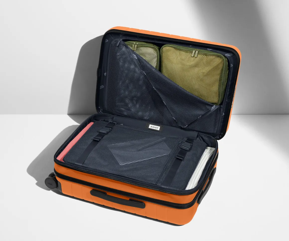 The Bigger Carry-On Flex in Sorbet Orange