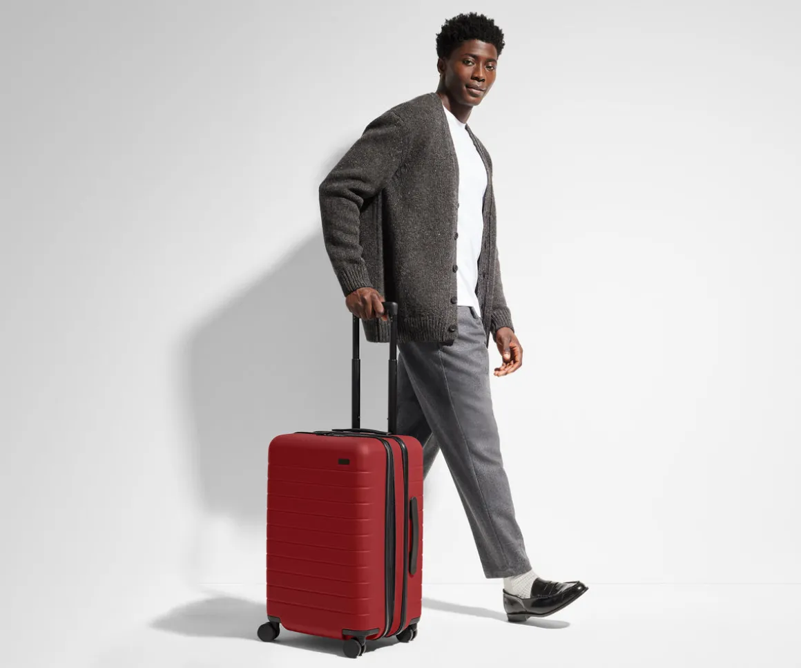 The Bigger Carry-On Flex in Tango Red