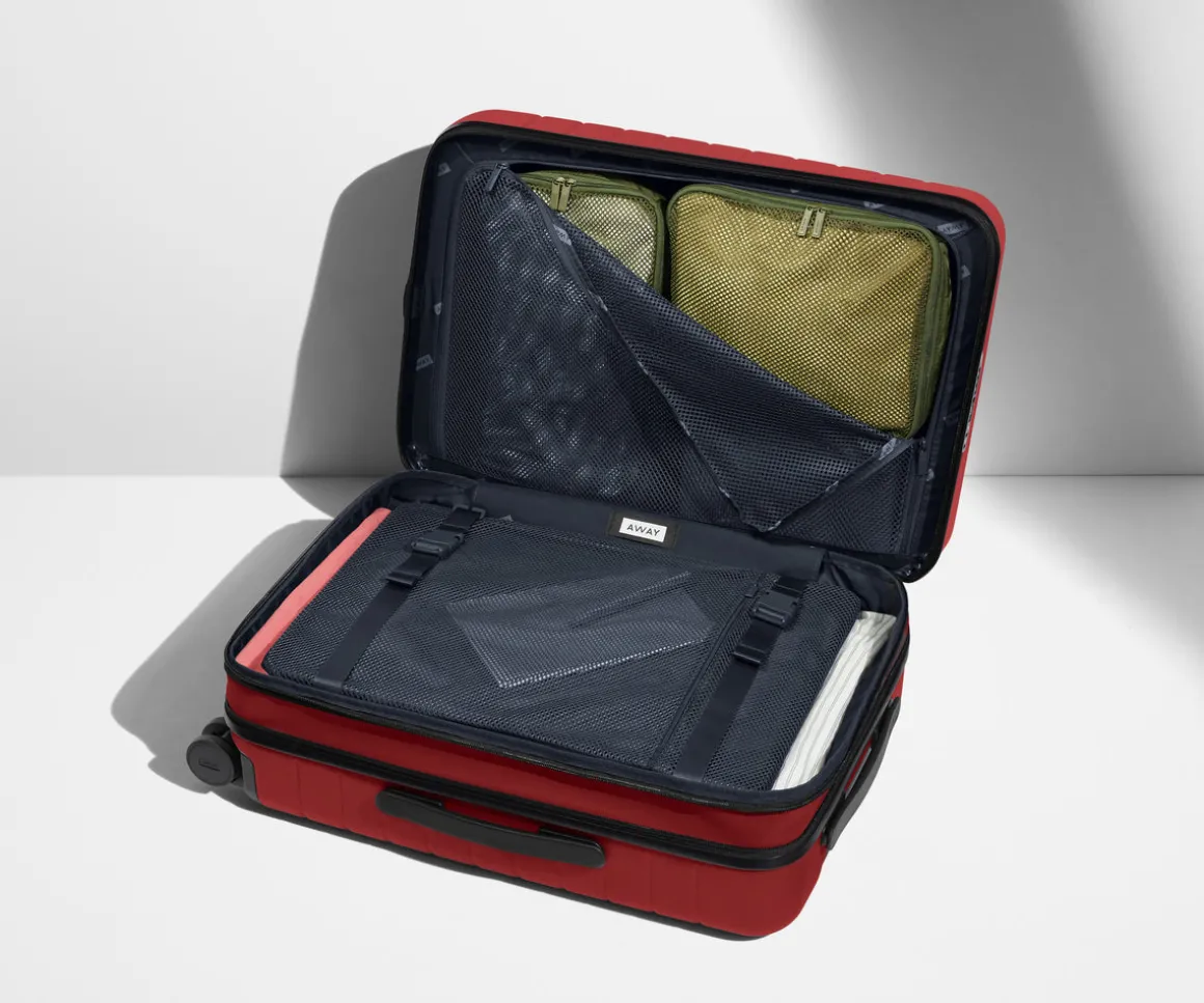 The Bigger Carry-On Flex in Tango Red