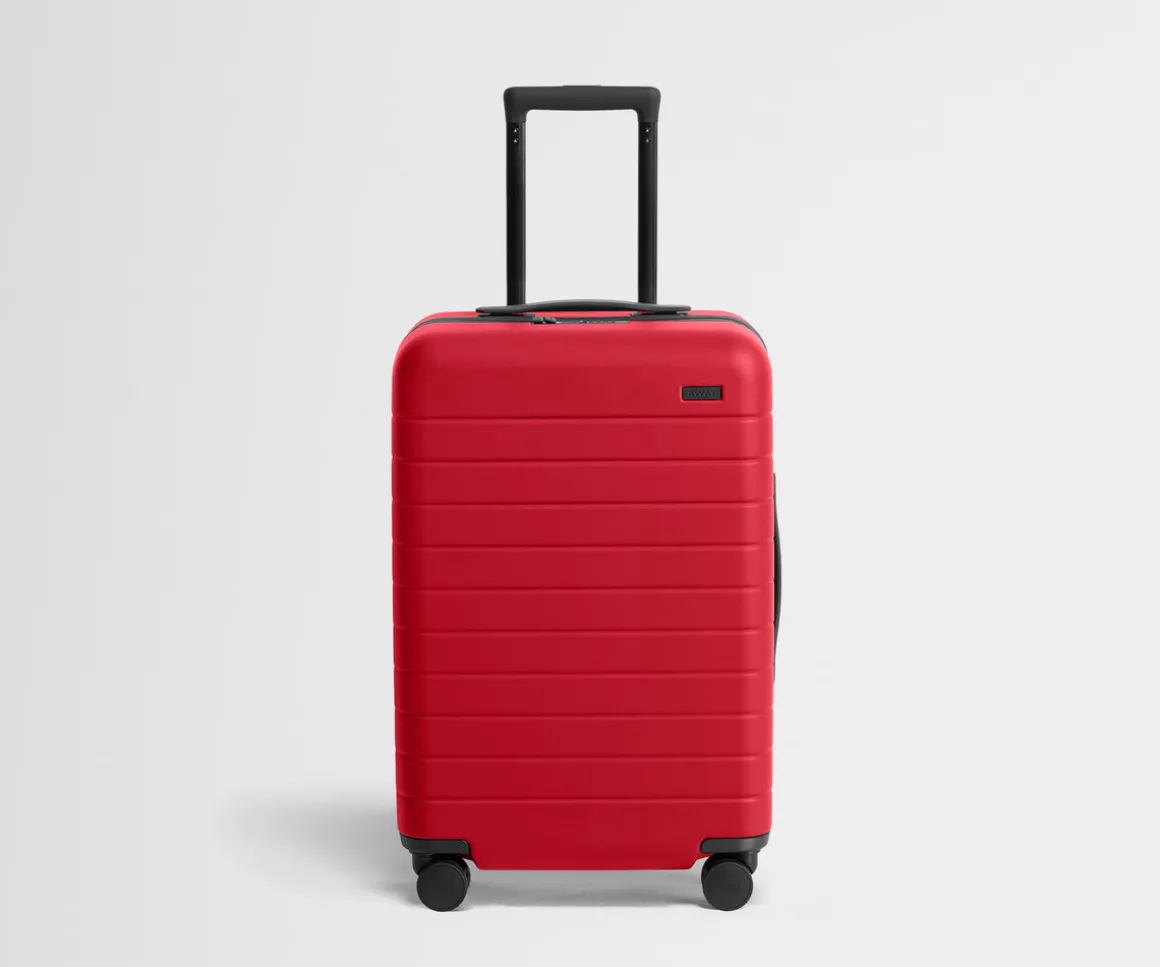 The Bigger Carry-On in Cherry Red