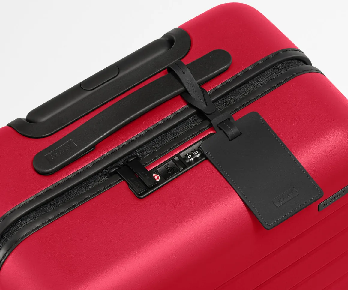 The Bigger Carry-On in Cherry Red