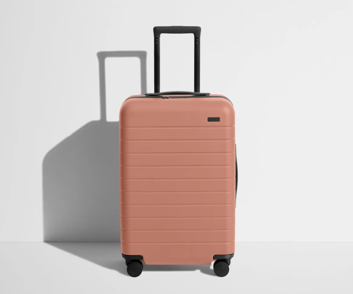 The Bigger Carry-On in Clay Pink
