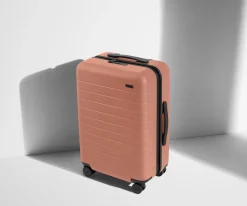 The Bigger Carry-On in Clay Pink