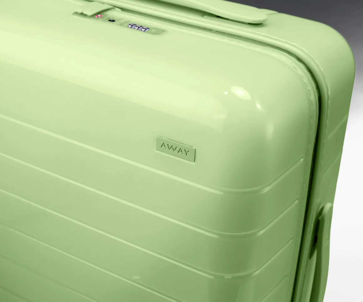 The Bigger Carry-On in Glazed Matcha Milk Green