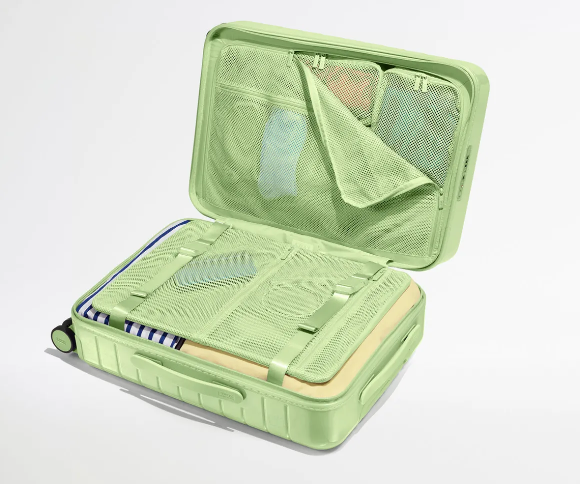 The Bigger Carry-On in Glazed Matcha Milk Green