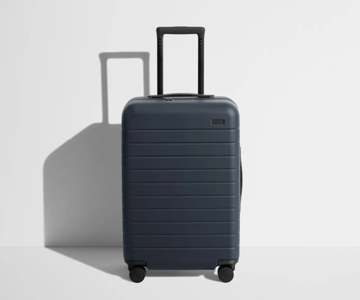The Bigger Carry-On in Navy Blue