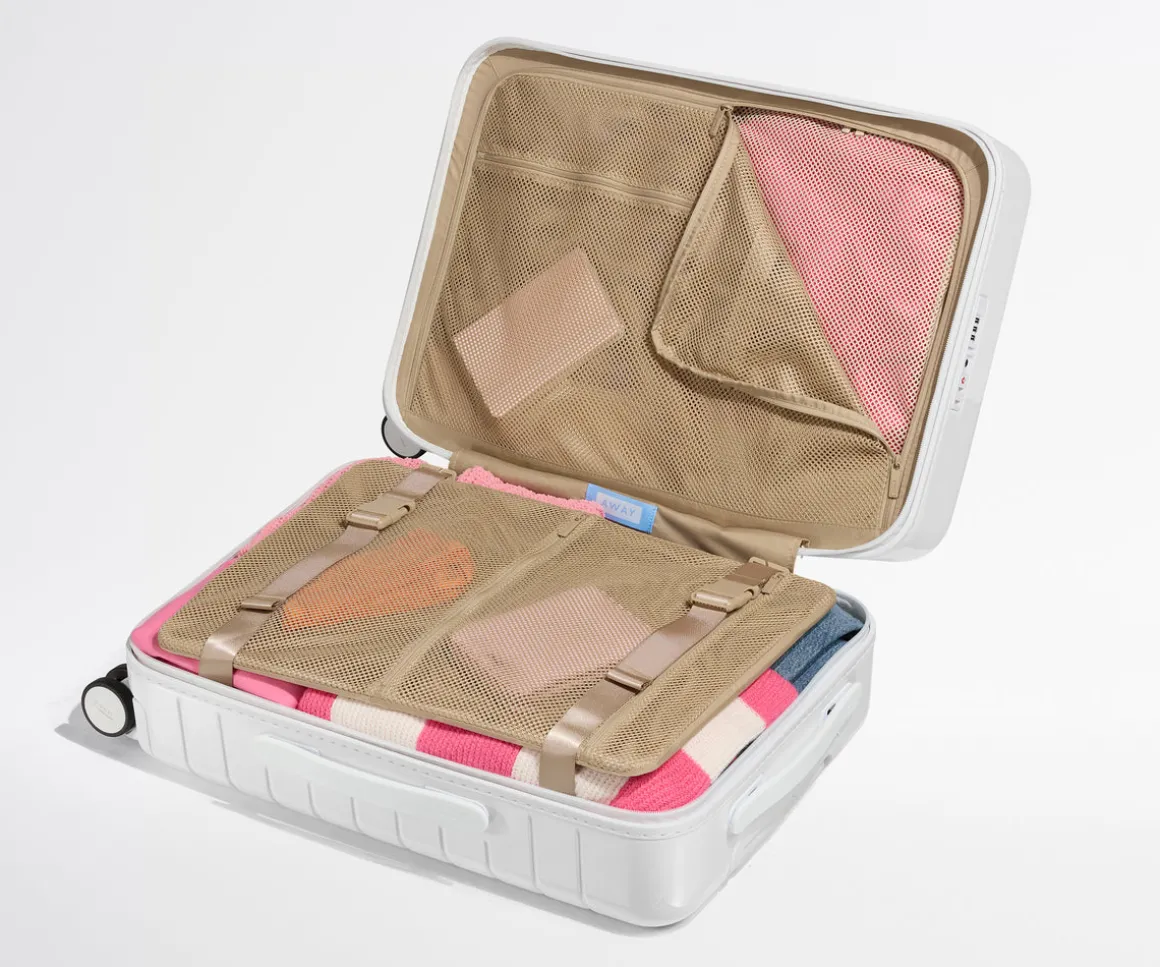 The Bigger Carry-On in Pearl White