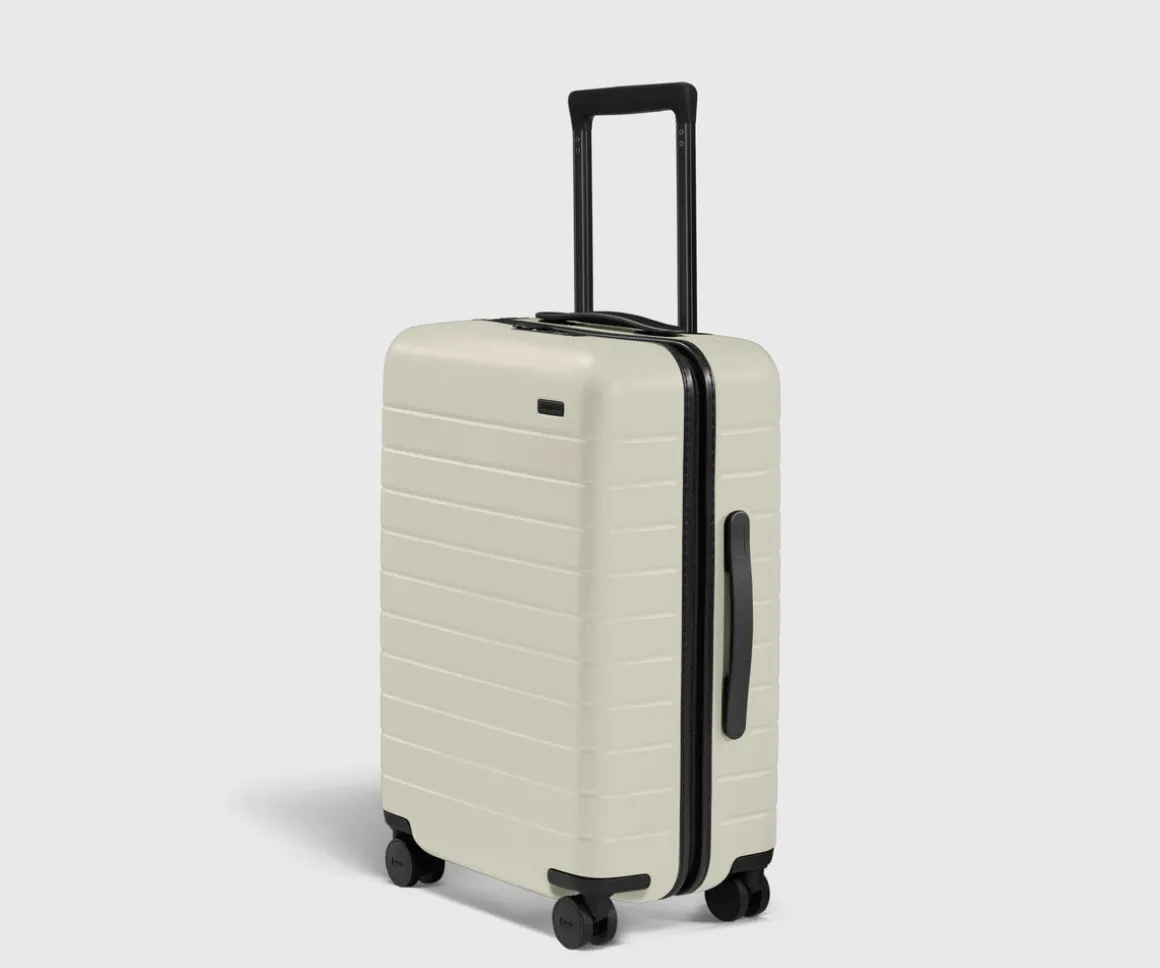 The Bigger Carry-On in Salt White (Gloss)