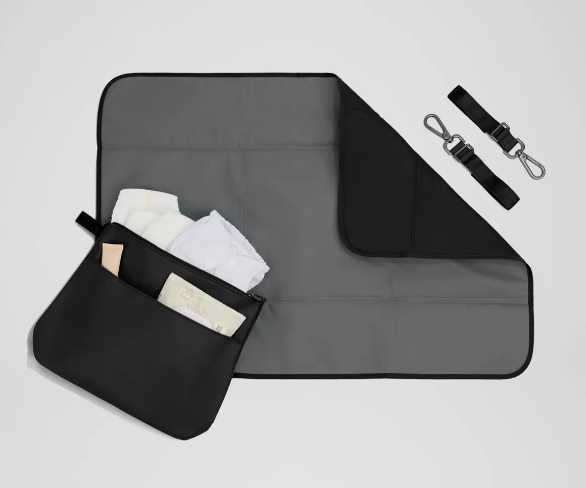 The Double Diaper Backpack in Jet Black
