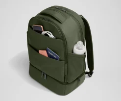 The Double Diaper Backpack in Olive Green